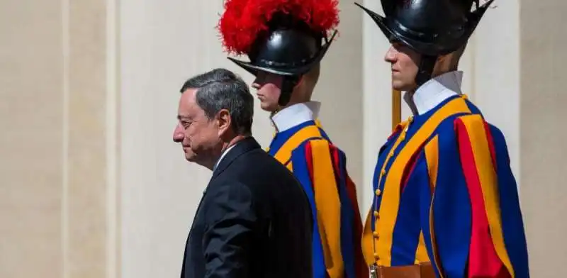 Draghi in Vaticano 