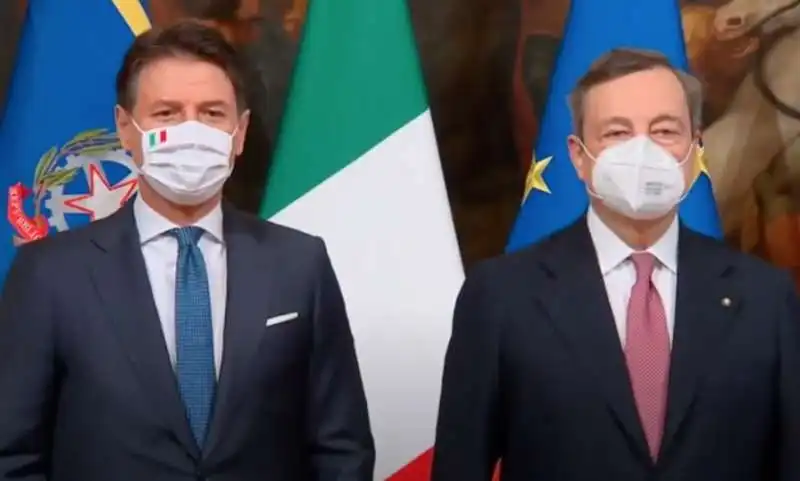 GIUSEPPE CONTE MARIO DRAGHI