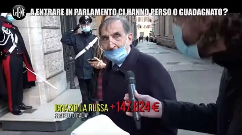 ignazio la russa   redditometro dei politici   le iene