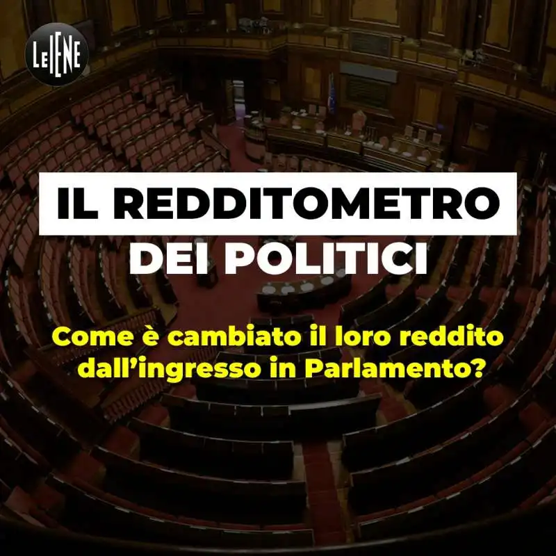 il redditometro della politica   le iene 1