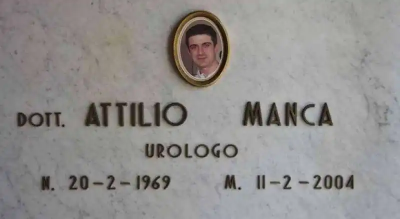 lapide di attilio manca