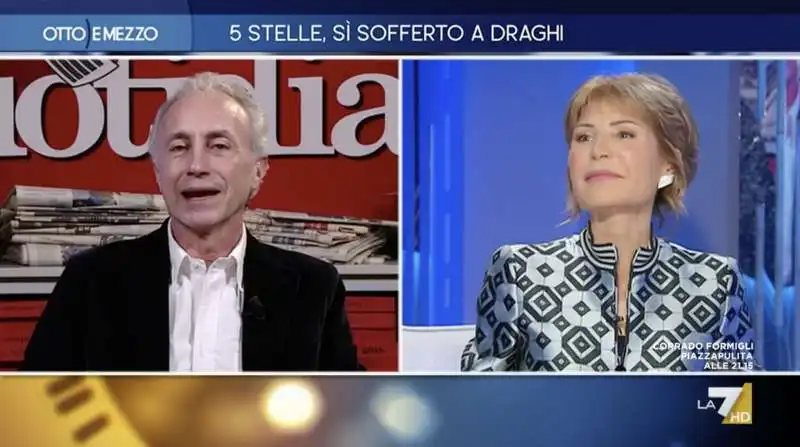 marco travaglio lilli gruber  2