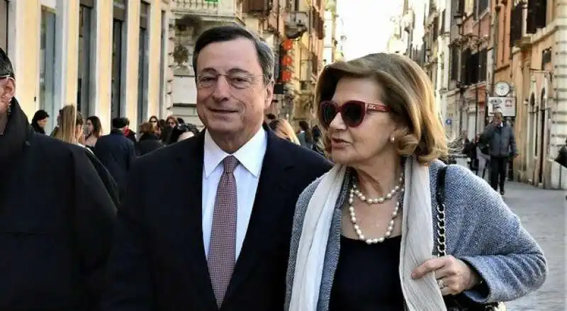 MARIA SERENELLA CAPPELLO E MARIO DRAGHI 