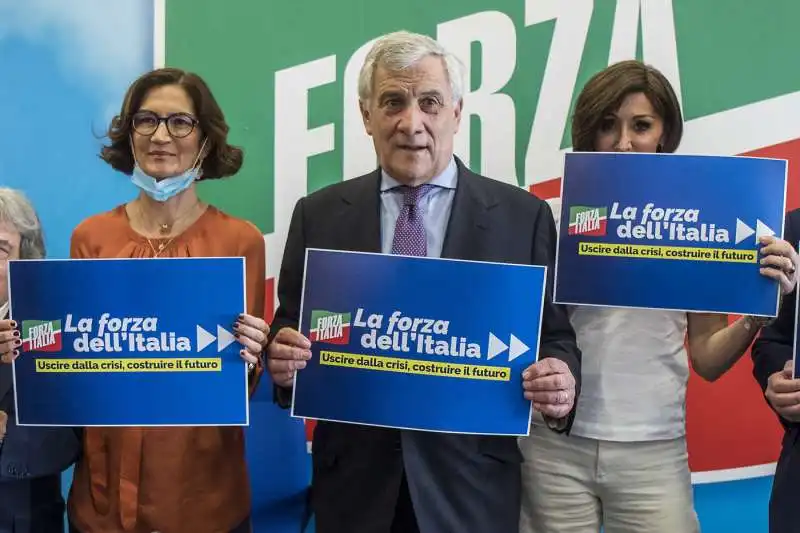 maria stella gelmini antonio tajani anna maria bernini