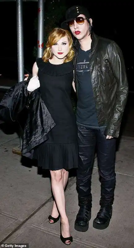 marilyn manson e evan rachel wood 