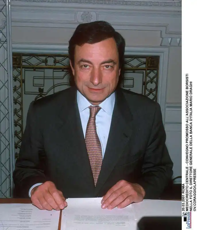 mario draghi dg banca d italia 2001