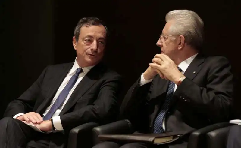 MARIO DRAGHI E MARIO MONTI