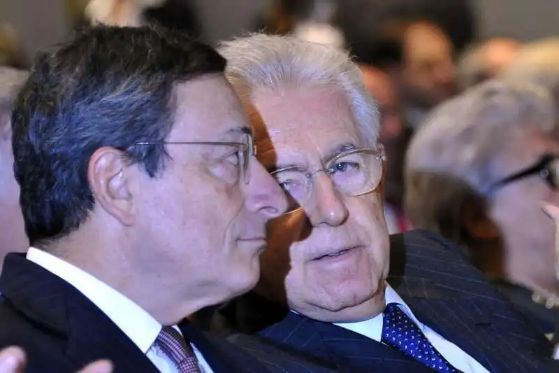 MARIO DRAGHI MARIO MONTI