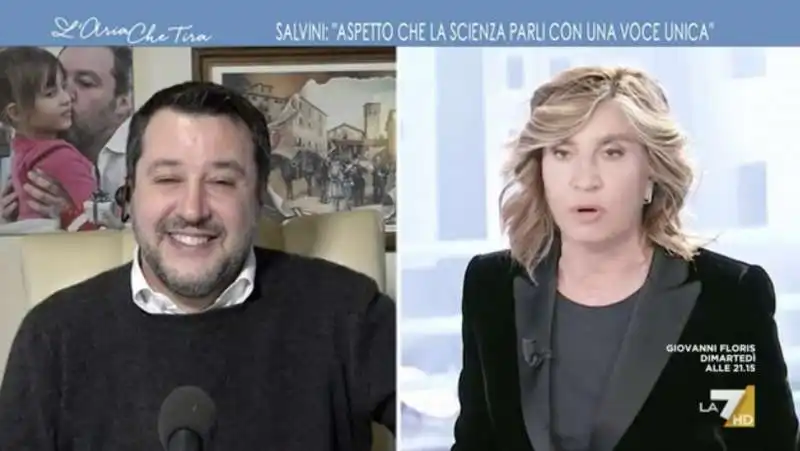 MATTEO SALVINI MYRTA MERLINO