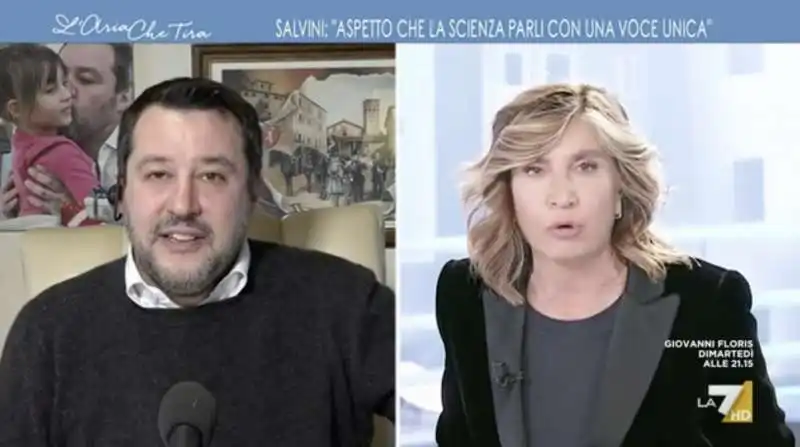 MATTEO SALVINI MYRTA MERLINO