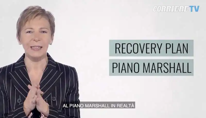 milena gabanelli   recovery fund vs piano marshall