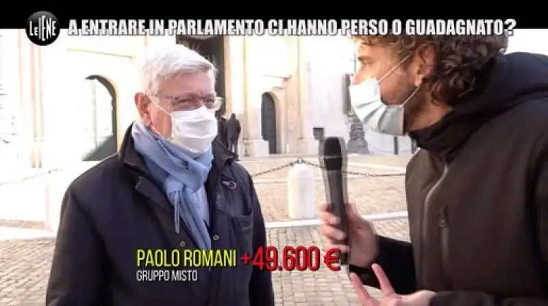 paolo romani   redditometro dei politici   le iene