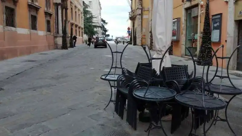 perugia deserta dopo la zona rossa