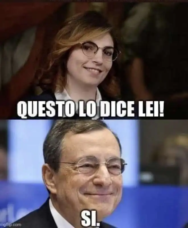 QUANDO LAURA CASTELLI INCONTRA MARIO DRAGHI