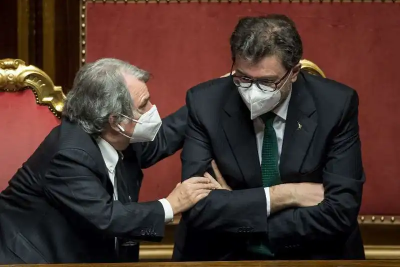 renato brunetta giancarlo giorgetti 