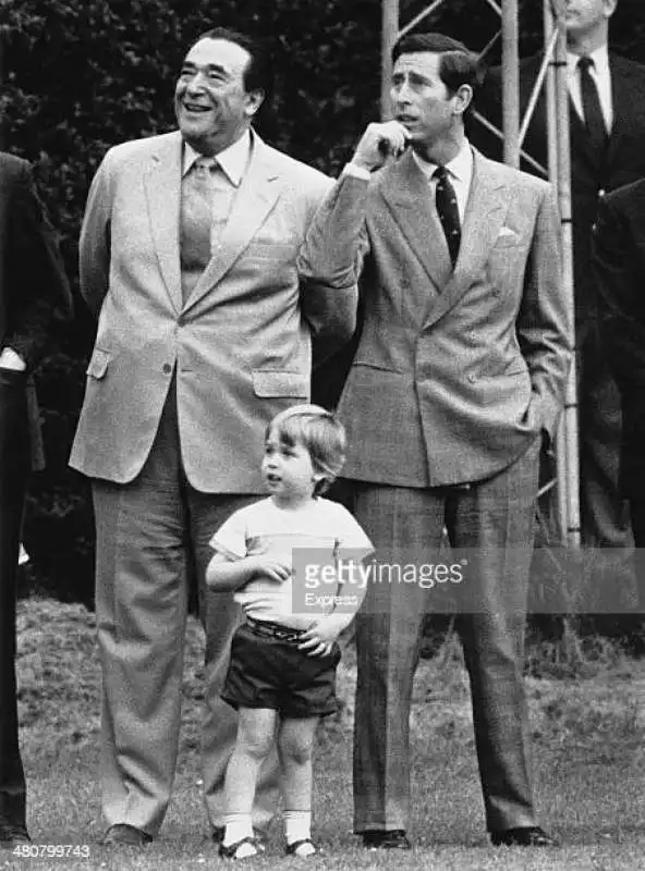 robert maxwell il principe carlo e un piccolo william