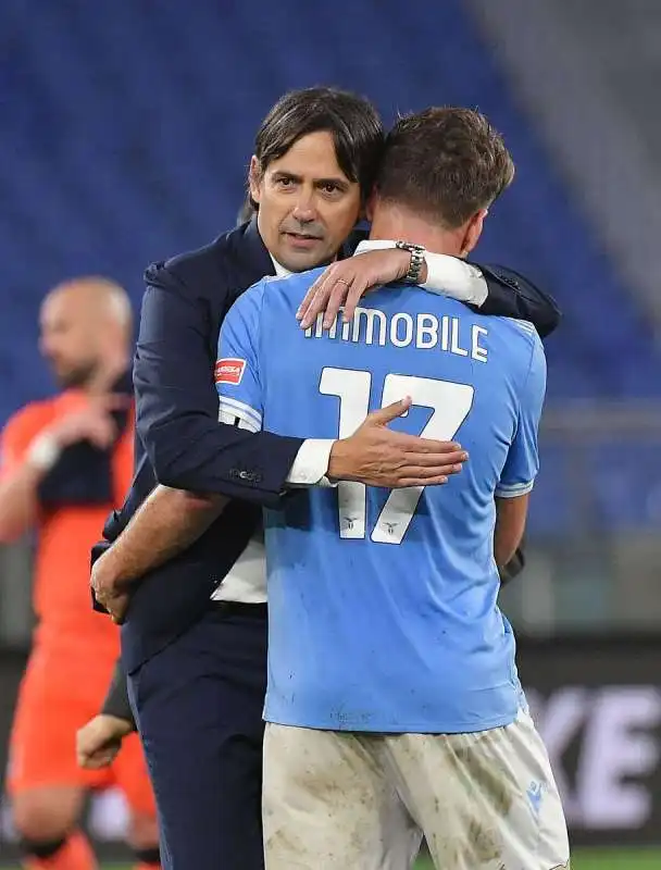 simone inzaghi e ciro immobile  foto mezzelani gmt004