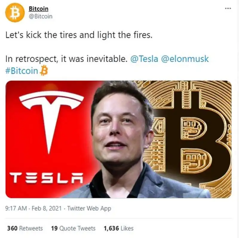 tesla accetta bitcoin 