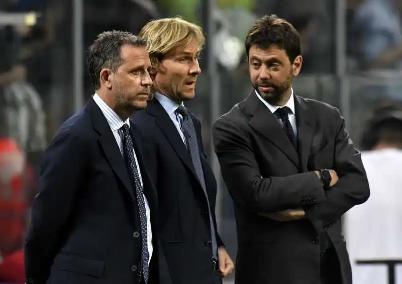 agnelli paratici e nedved