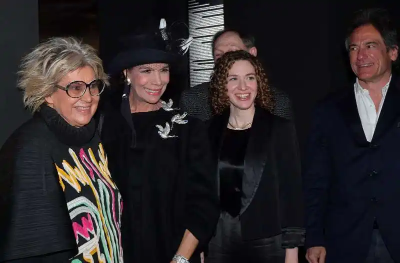 alda fendi  marisela federici olga leonteva  lorenzo zichichi  foto di bacco