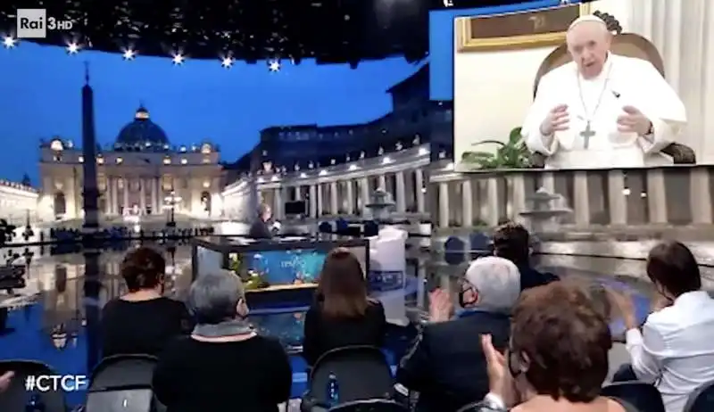  bergoglio a che tempo che fa  2