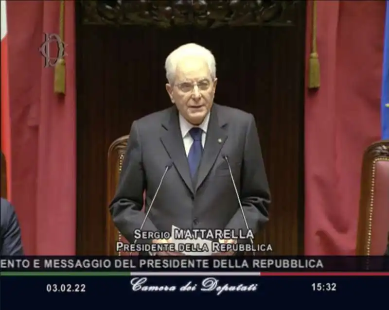 discorso di sergio mattarella alla camera dopo il  giuramento per il bis   4