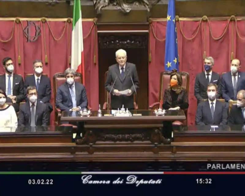 discorso di sergio mattarella alla camera dopo il  giuramento per il bis   6