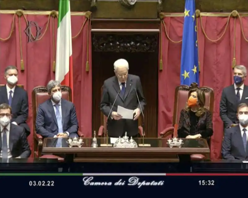 discorso di sergio mattarella alla camera dopo il  giuramento per il bis   7