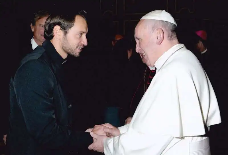 don davide banzato e papa francesco 