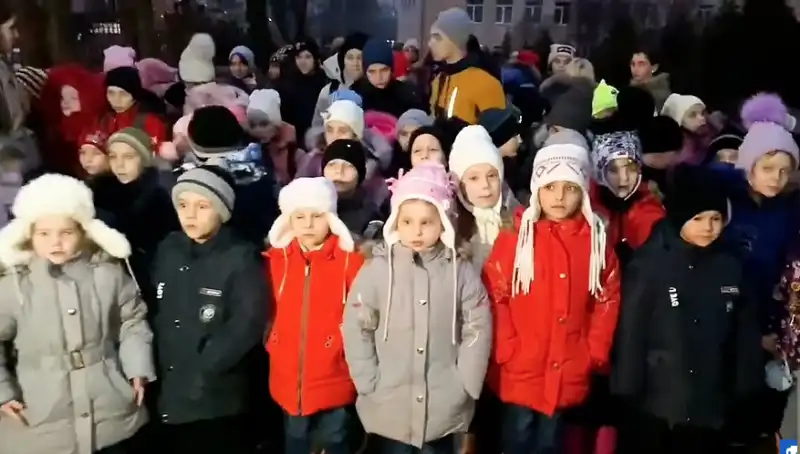 EVACUAZIONE BAMBINI UCRAINA