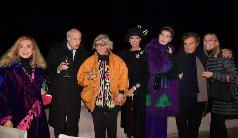 francesca lo schiavo  claudio strinati  alda fendi  marisela federici  antonia dell atte  raffaele curi  chiara montenero  foto di bacco