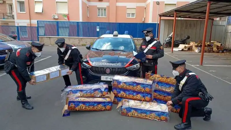 fuochi D artificio sequestrati CARCERE CIVITAVECCHIA 