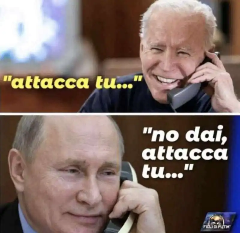 JOE BIDEN VLADIMIR PUTIN MEME