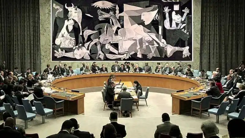 la Guernica Picasso al palazzo di vetro Onu
