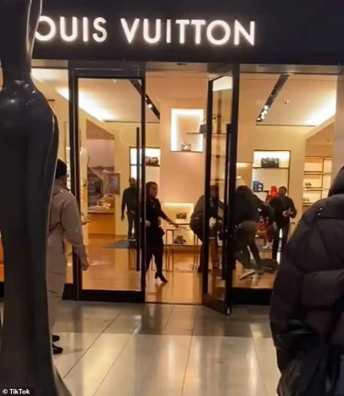 Ladri nel negozio Louis Vuitton di New York 3