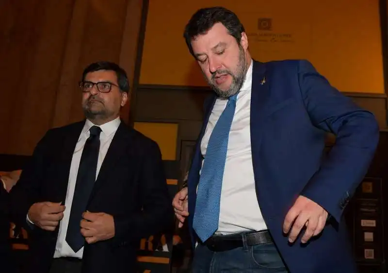 luca palamara e matteo salvini  foto di bacco