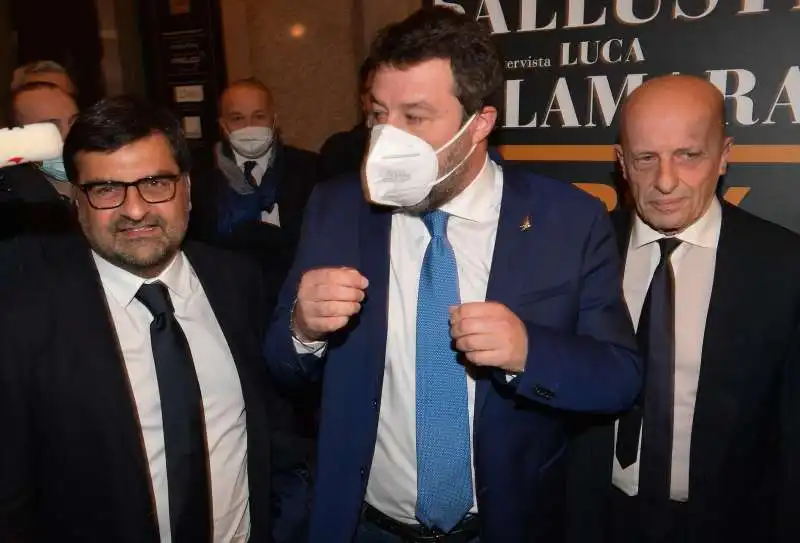 luca palamara  matteo salvini  alessandro sallusti  foto di bacco (1)