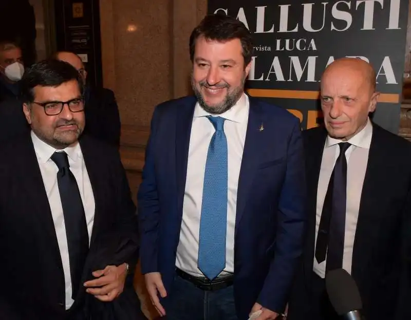 luca palamara  matteo salvini  alessandro sallusti  foto di bacco (3)