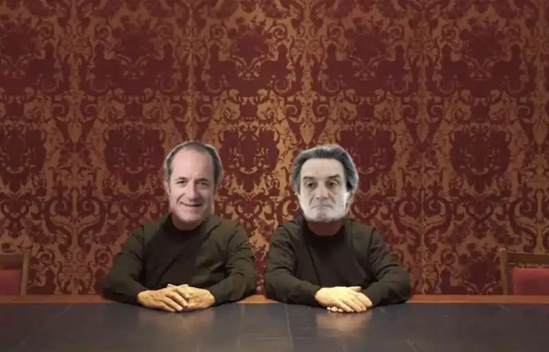 luca zaia e attilio fontana parlano cinese   meme