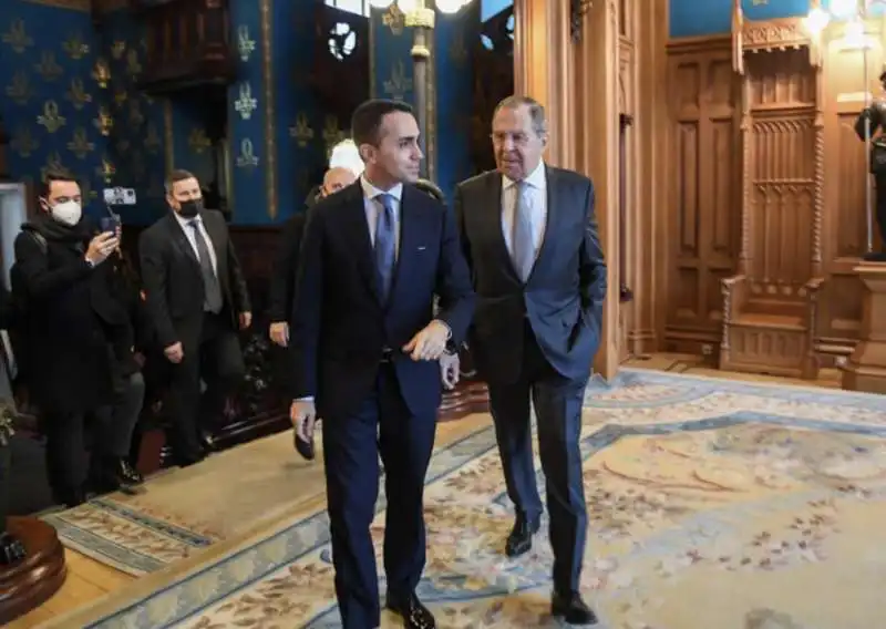 luigi di maio sergei lavrov    