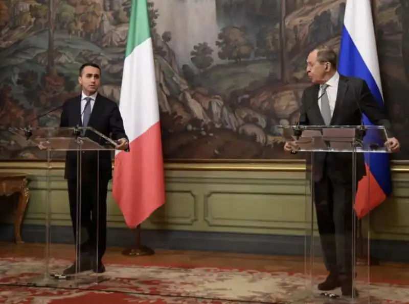 luigi di maio sergei lavrov