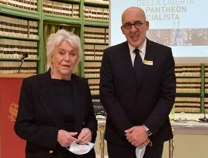 margherita boniver e l ambasciatore della tunisia in italia moez sinaoui  foto di bacco