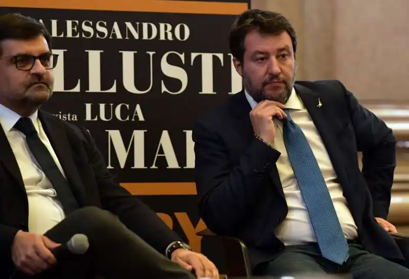 matteo salvini  luca palamara  foto di bacco