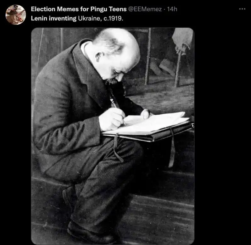 MEME SU LENIN CHE INVENTA L'UCRAINA 