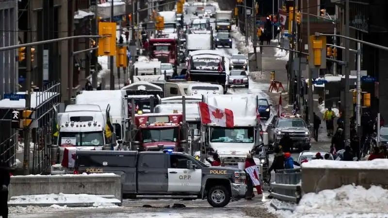 proteste camionisti canada 12