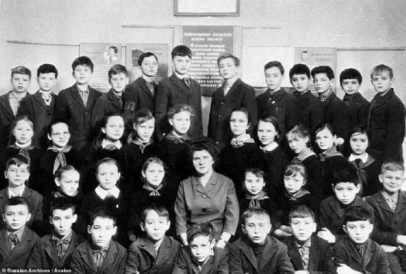 putin in classe nel 1965