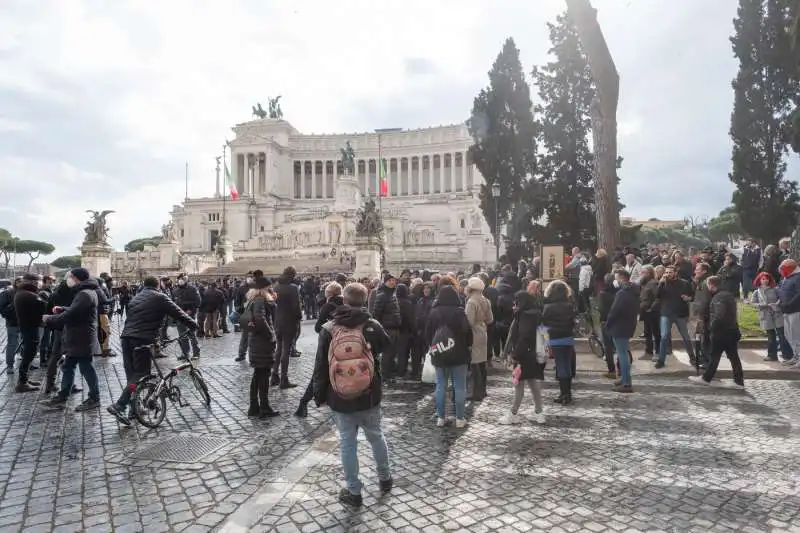 roma, protesta contro il green pass   14 febbraio 2022   7