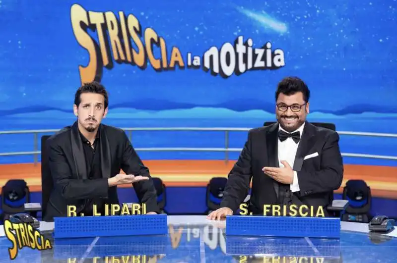 STEFANO FRISCIA ROBERTO LIPARI - STRISCIA LA NOTIZIA