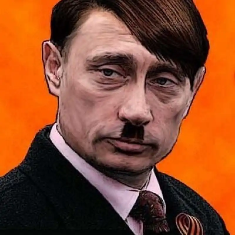 vladimir putin in versione hitler