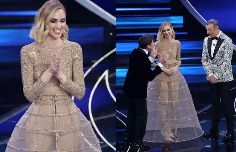 abiti chiara ferragni prima serata sanremo 10